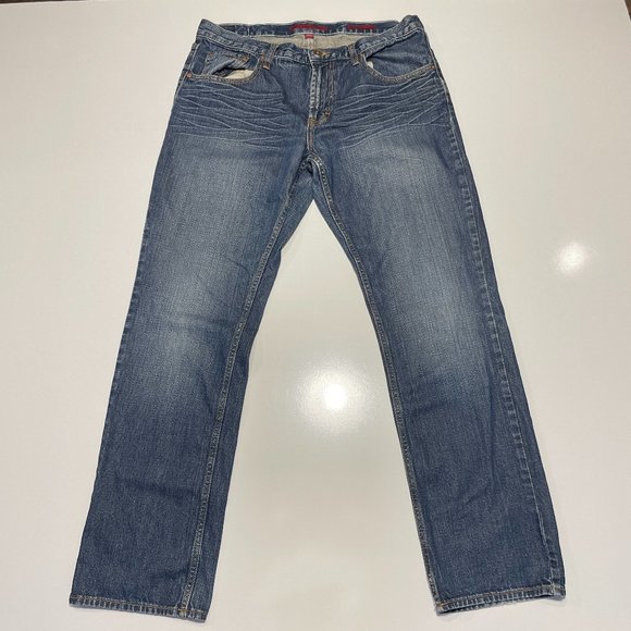 Banana Republic Other - Banana Republic Men's Jeans Vintage Straight Size 36x32 Denim Blue Medium Wash